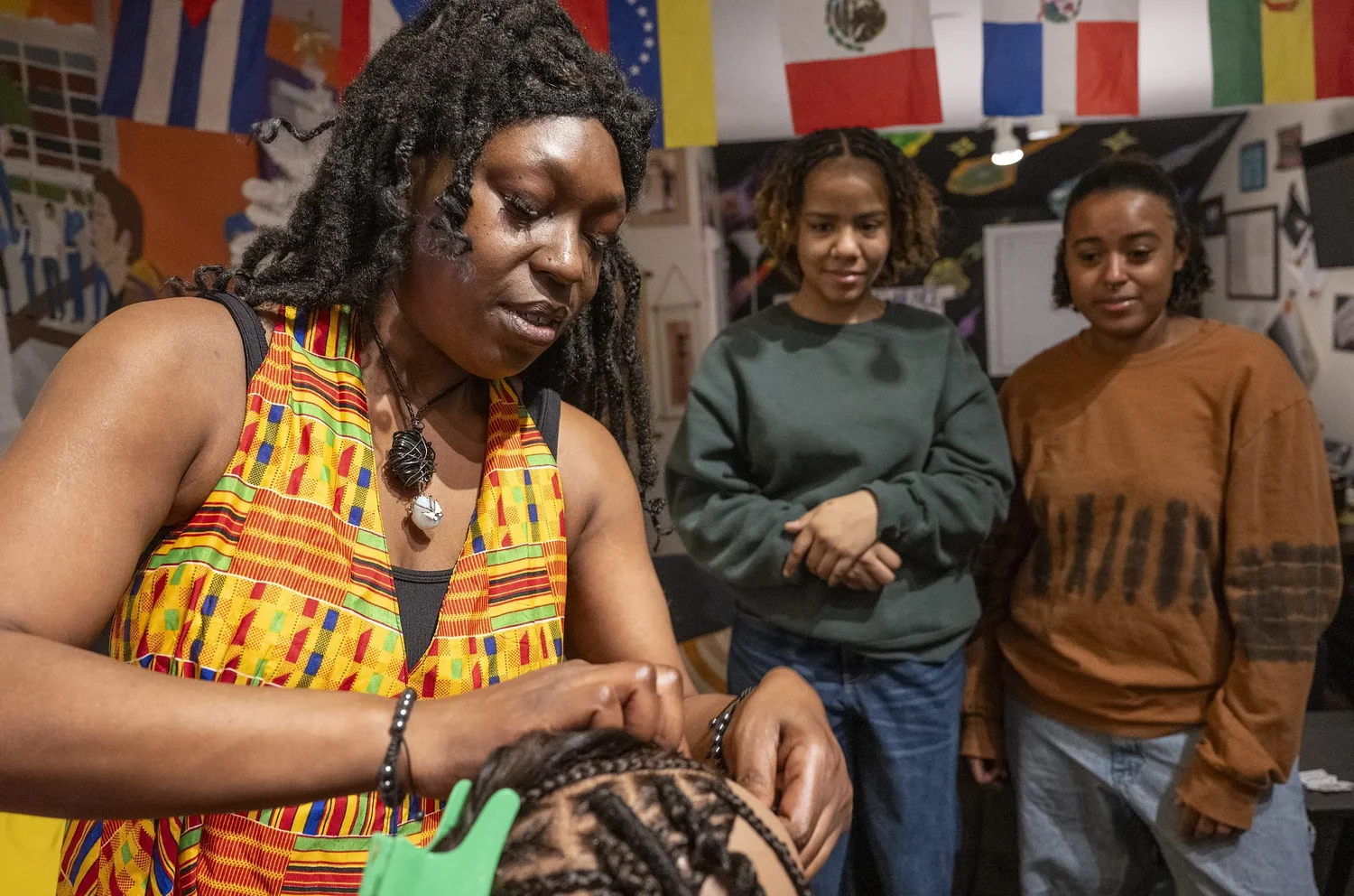 ‘Cornrows and Conversation’: Amherst hairstylist explores the trends, history of Black hairstyles at Hampshire College event
