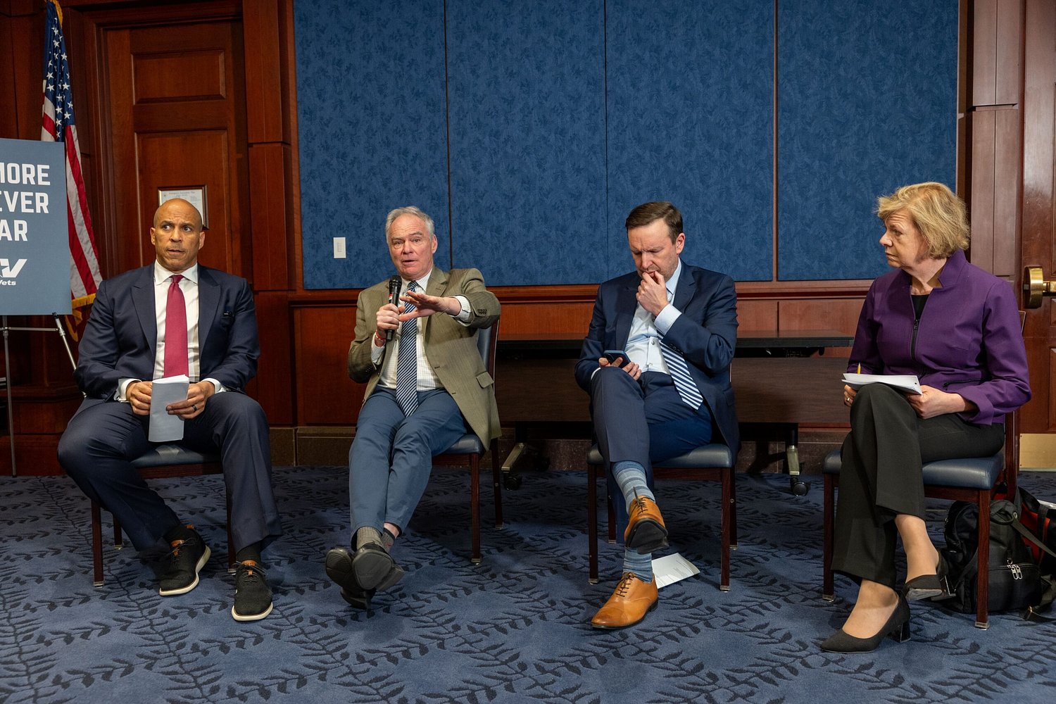 Senate Dems blast Trump for waiving sanctions on Russian and Iranian oil