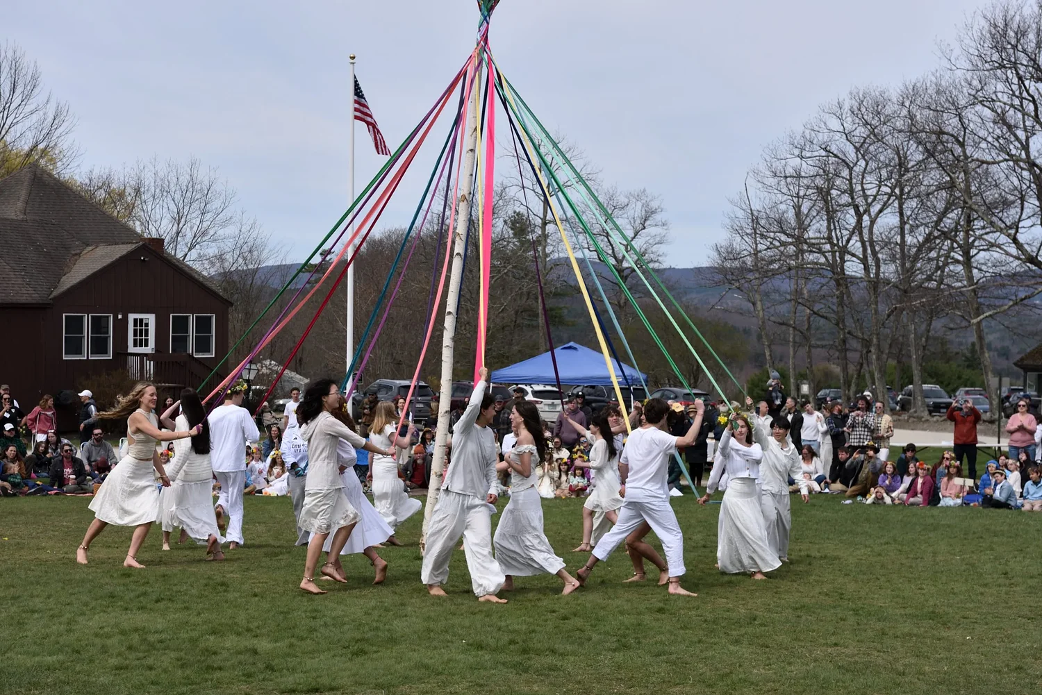 High Mowing School celebrates arrival of spring with annual May Day festival