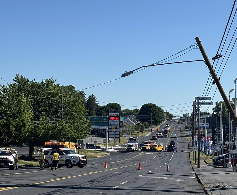 Salisbury Township crash injures woman, closes Lehigh Street
