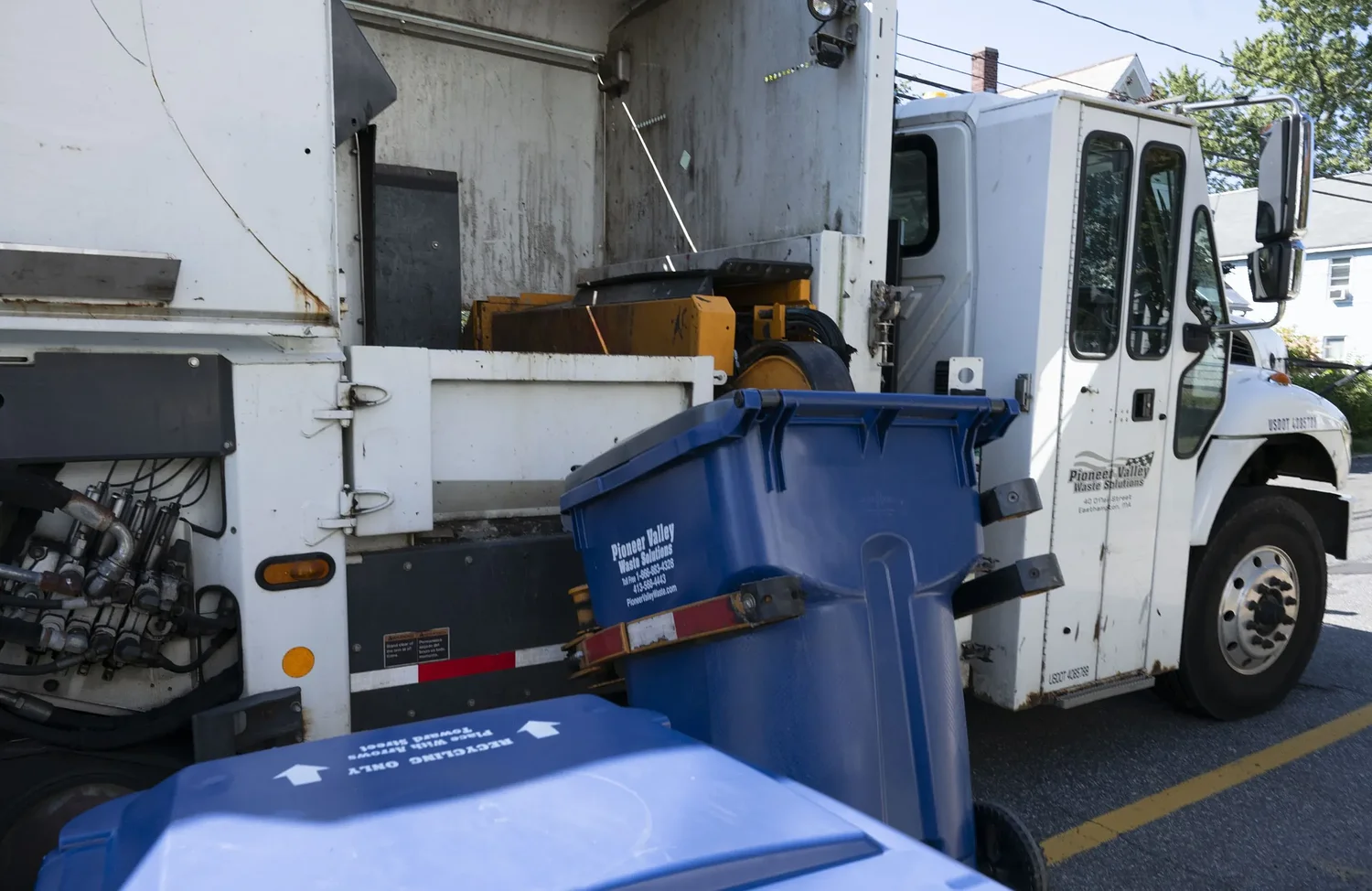 Where’d the trash cans go? Easthampton pulls downtown bins after misuse