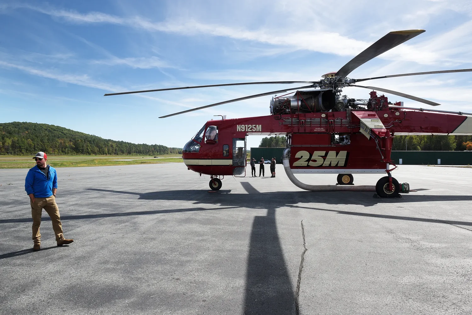 Drought prompts U.S. Forest Service to station fire helicopter in Lebanon