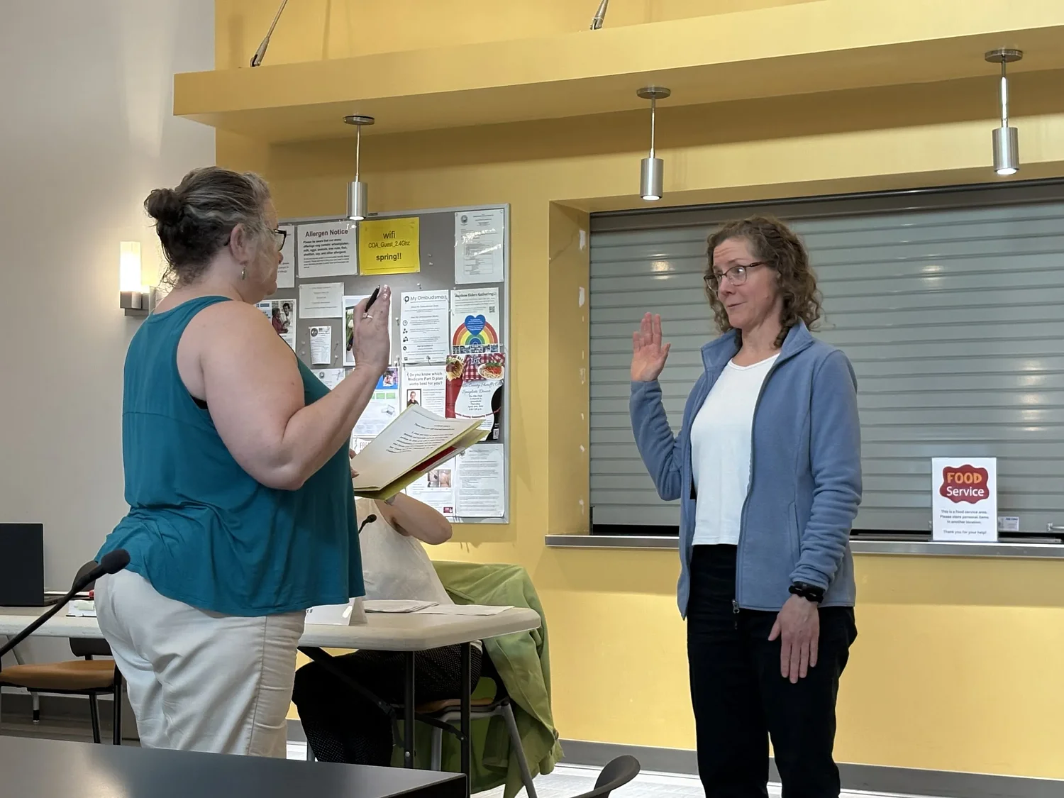 Ann Dillemuth sworn as Precinct 3 city councilor in Greenfield