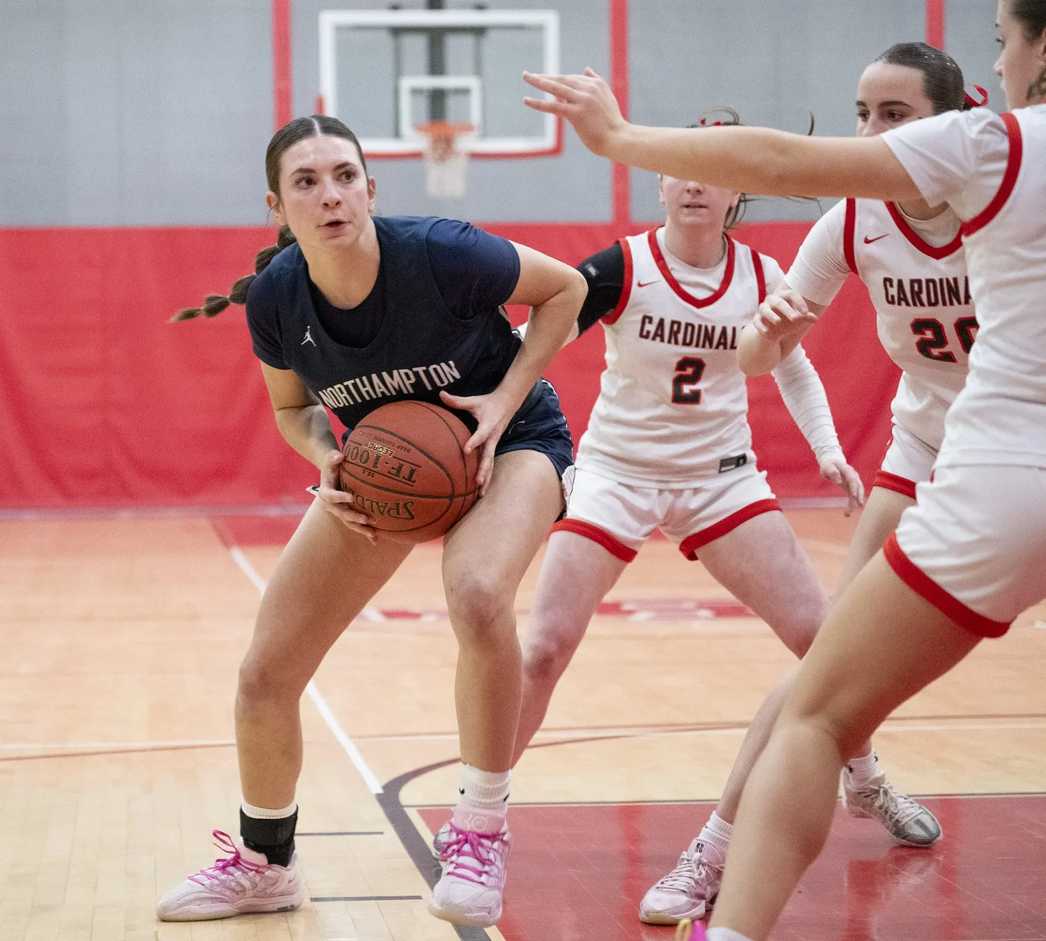 H.S. basketball: Northampton girls use late surge to beat Pope Francis, 55-46