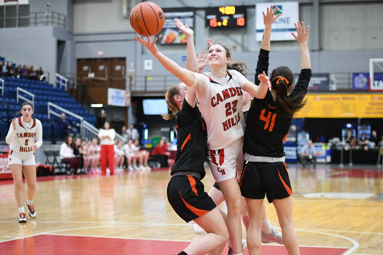 Camden Hills girls pull away after close start against Brunswick