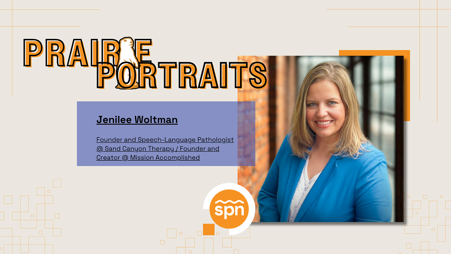 Prairie Portraits: Jenilee Woltman