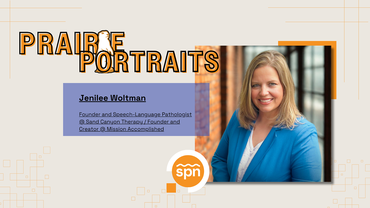Prairie Portraits: Jenilee Woltman