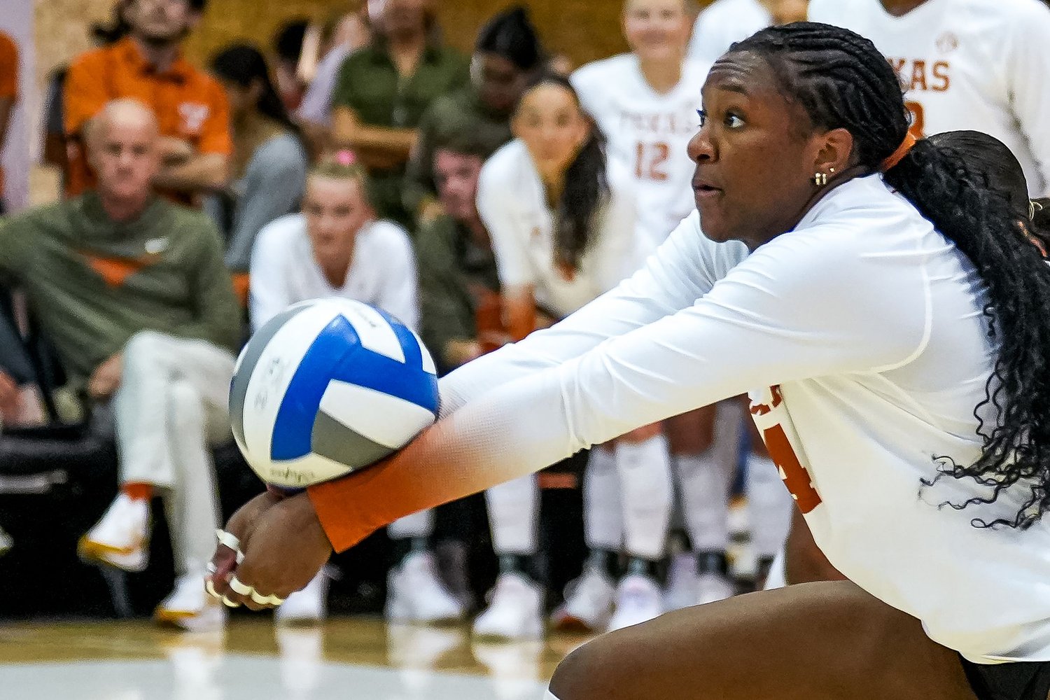 Texas volleyball: Career night from Torrey Stafford lifts Longhorns past Auburn