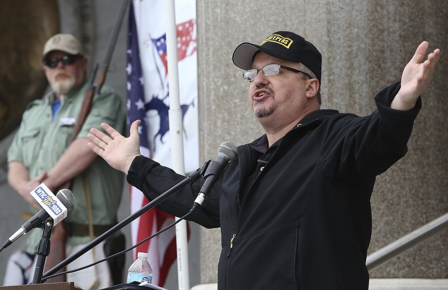 Oath Keepers founder, Jan. 6 planner speaks at Elgin church after 3 other venues cancel amid outcry