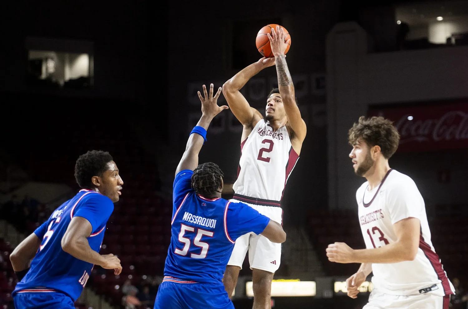 UMass men’s basketball secures third straight win, takes Kennedy Cup
