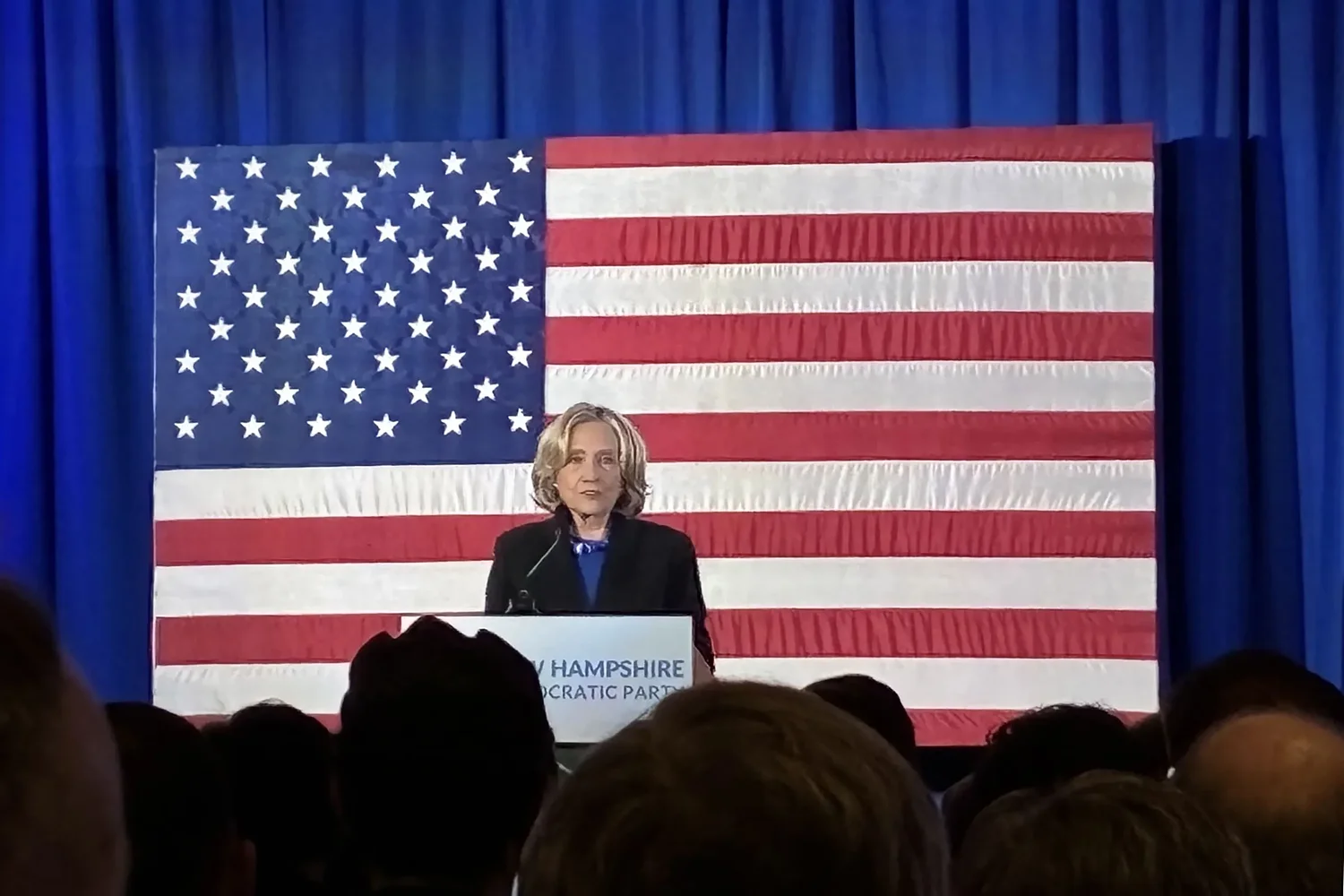 Clinton and NH Democrats look back at Shaheen's career, and ahead to 2026 midterms