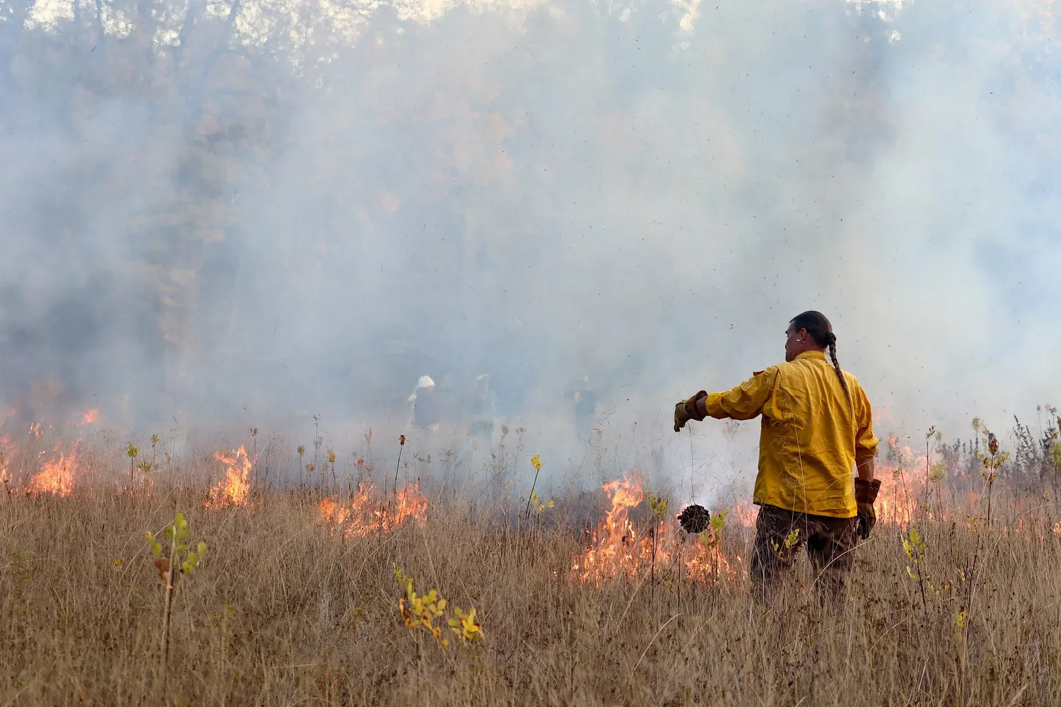 Rekindling ancient fire practices, volunteers work to protect Eugene’s future