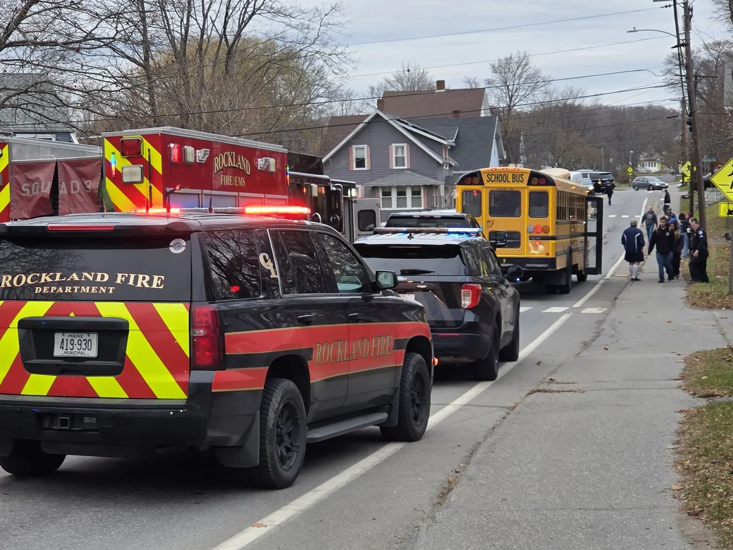 Rockland child hit by school bus