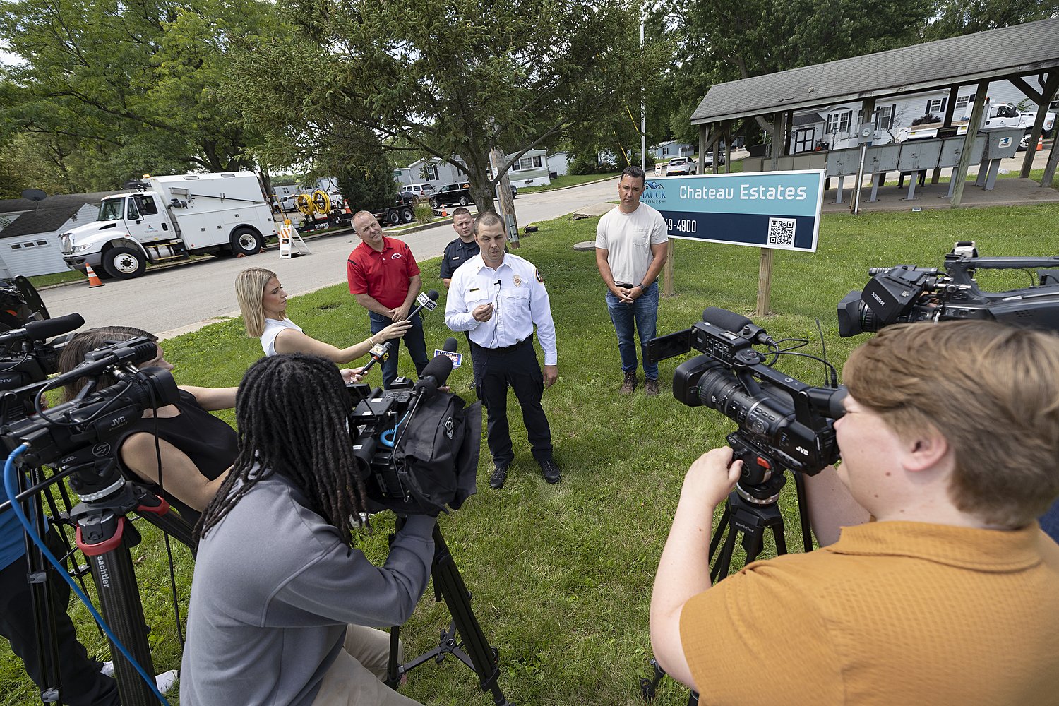 Dixon mobile home park explosion sends resident to hospital