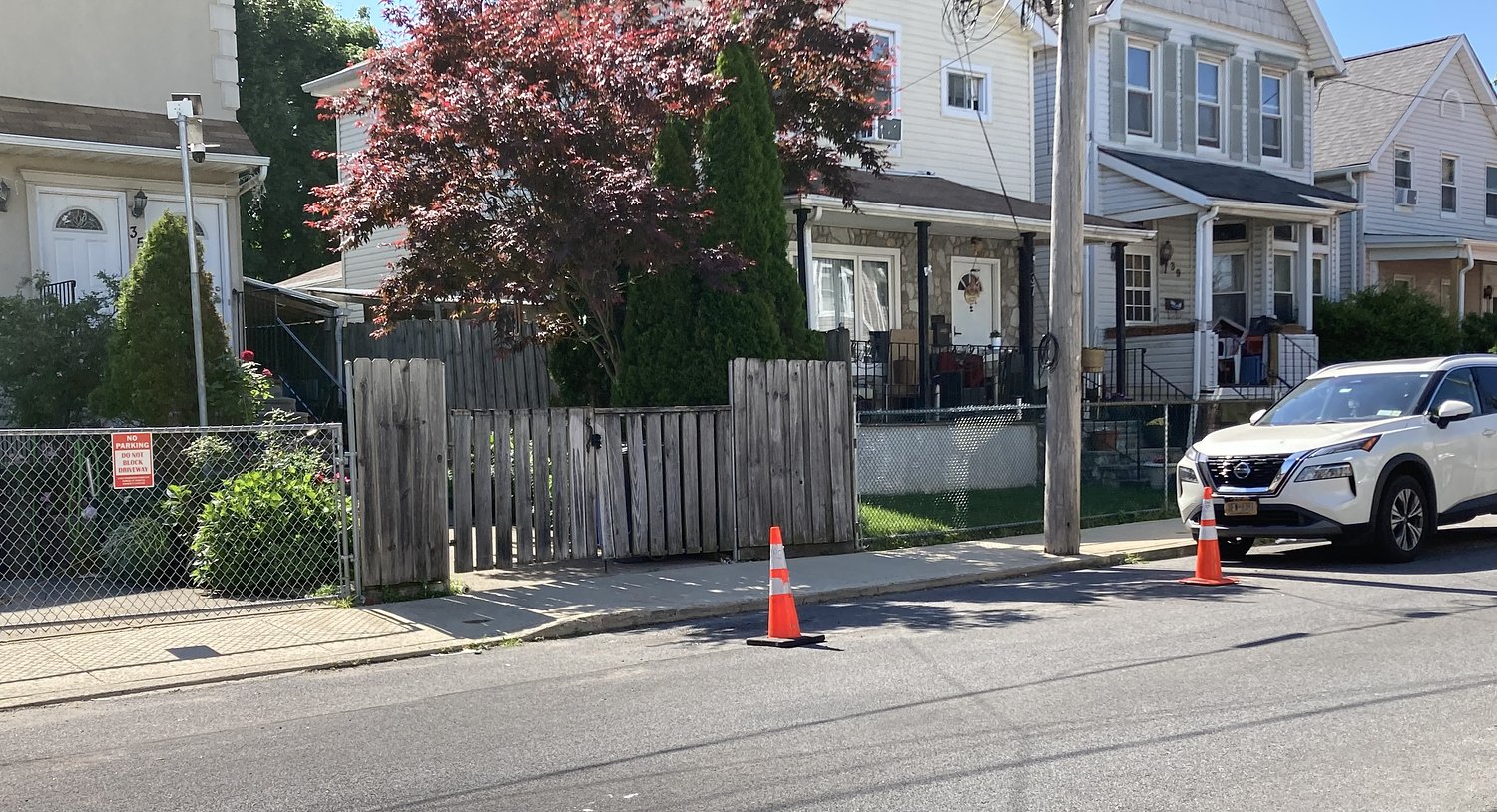 On Staten Island streets, traffic cones are marking territory and sparking tension