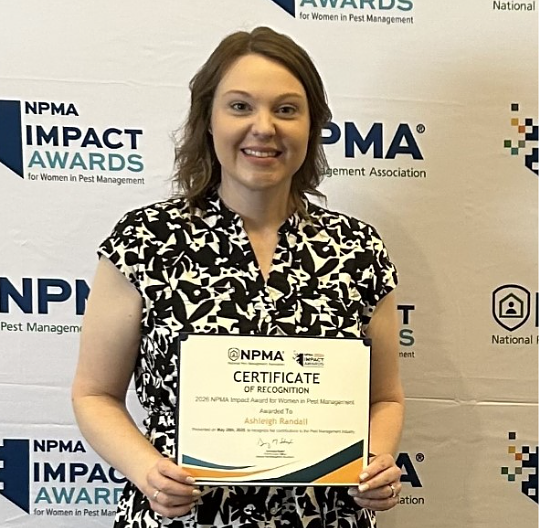 Randall of Modern Pest Services earns  national recognition for outstanding women in pest management