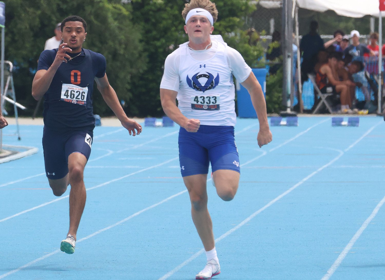 Bennett Konkey secures first boys state track and field titles for Geneva after winning 100 and 200-meter dash