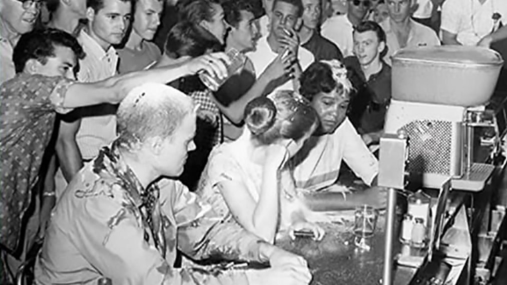 1963: Mob attacked activists at Woolworth's