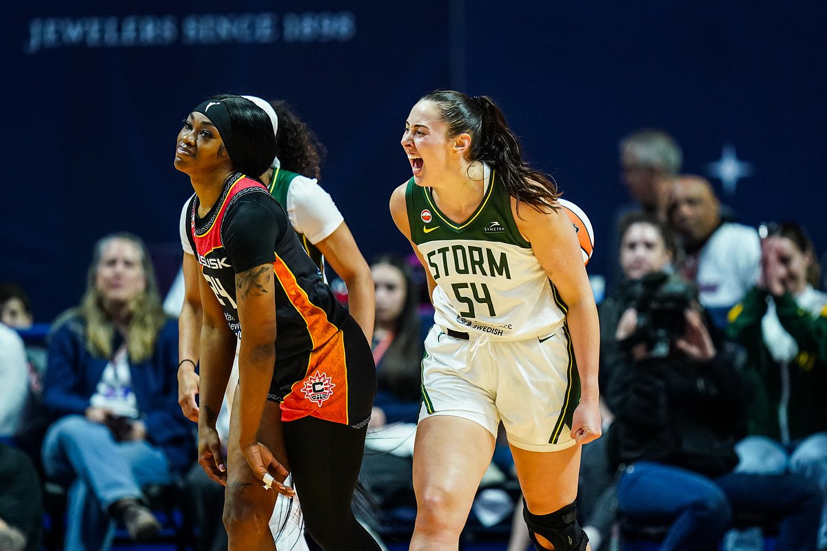 Gorham’s Mackenzie Holmes has career-high night for WNBA’s Seattle Storm