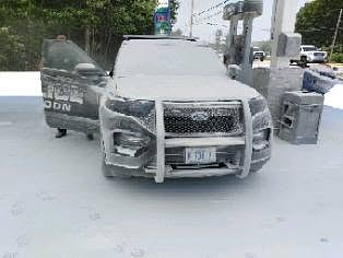 Fire suppression system causes five-car collision in Loudon