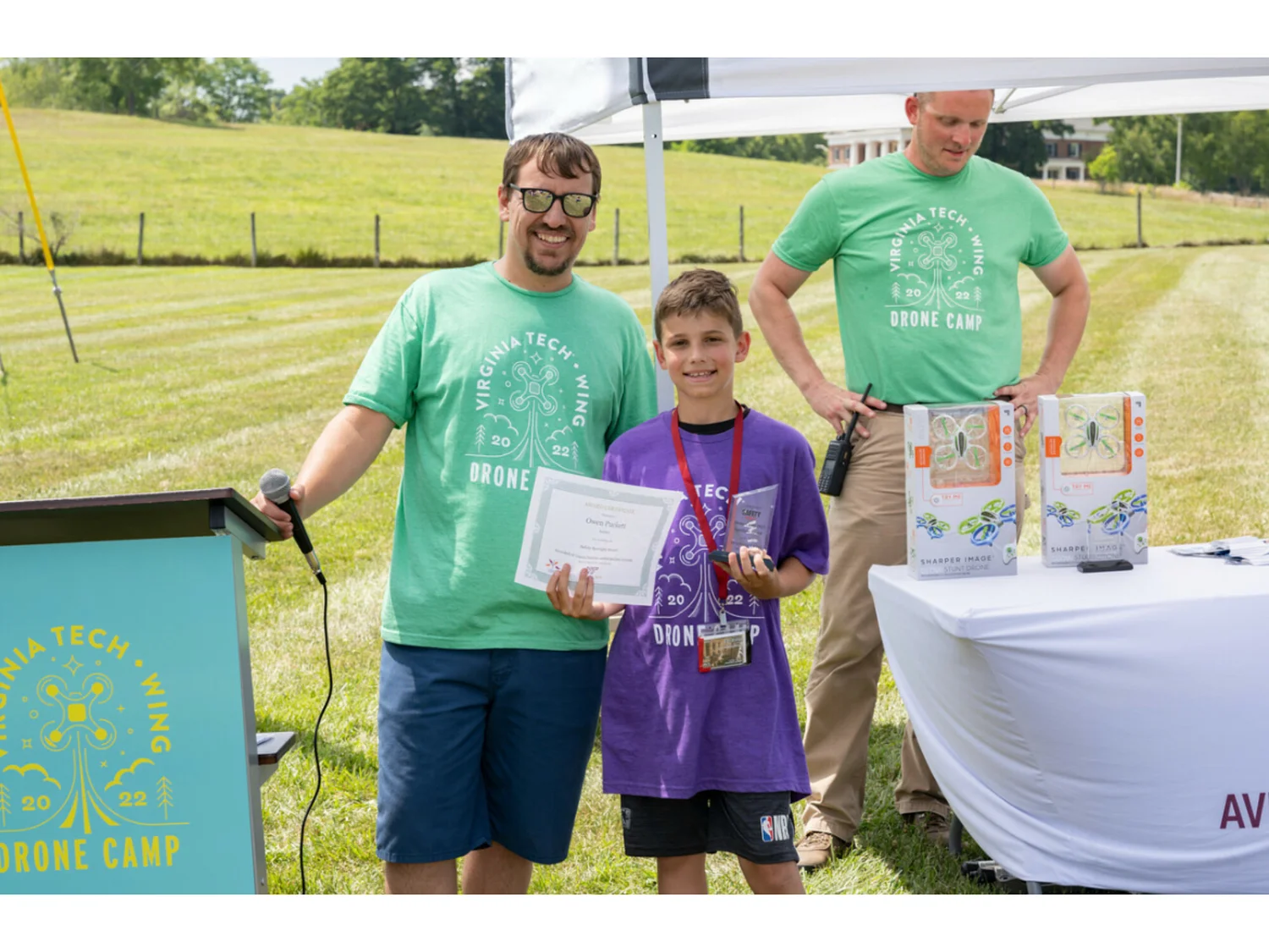 Extra Credit: Students learn to fly at Virginia Tech drone adventure camp