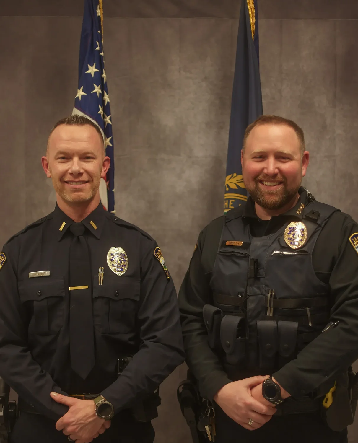 Jaffrey Police Department promotes Sergeant Thomas Bishop to lieutenant