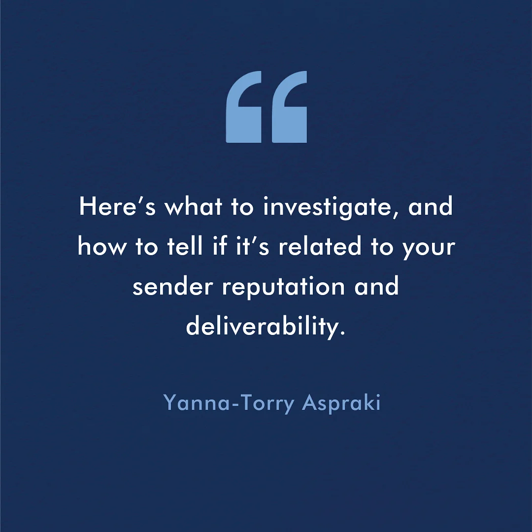 How to Diagnose an Unexpected Drop in Open Rates and Engagement