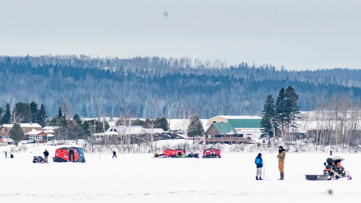 Don't have Valentine's Day plans? Try eating alligator while ice fishing in northern Maine.