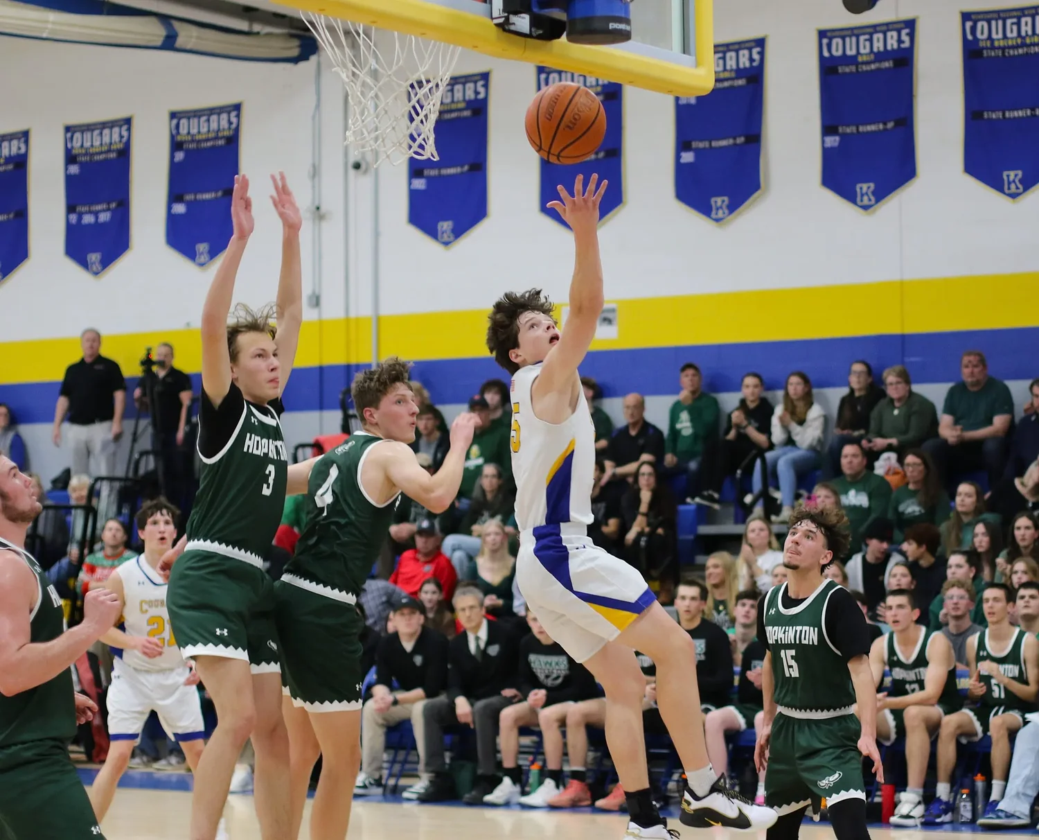 Basketball: Kearsarge basketball splits doubleheader with Hopkinton in thrilling matchups