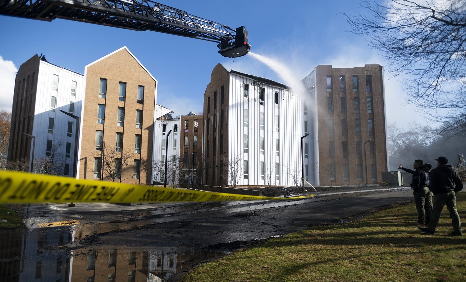Amherst fire displaces 230 people, spreads to multiple buildings