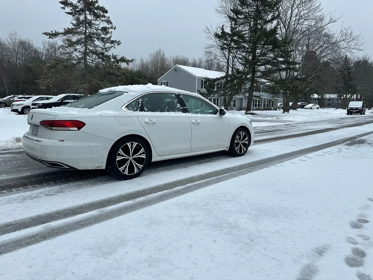 Where the most snow fell in Maine on Wednesday