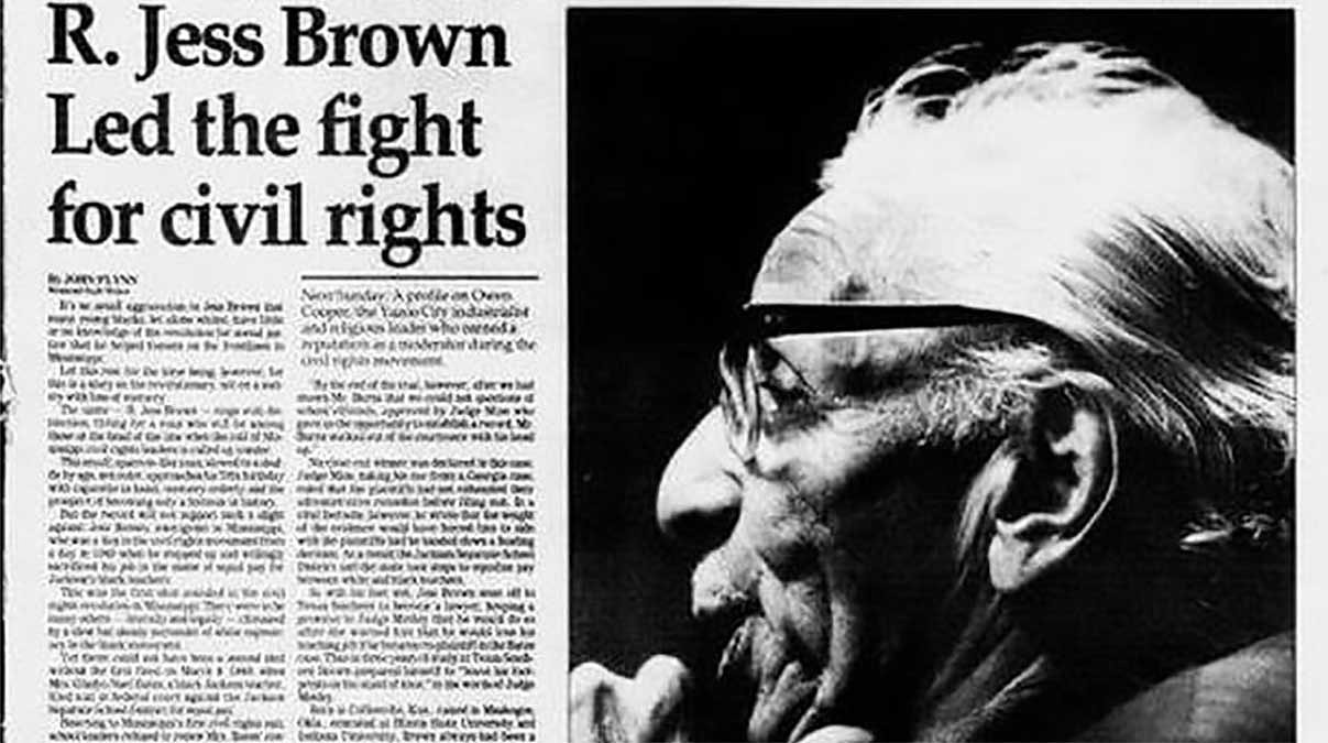 1912: R. Jess Brown is born