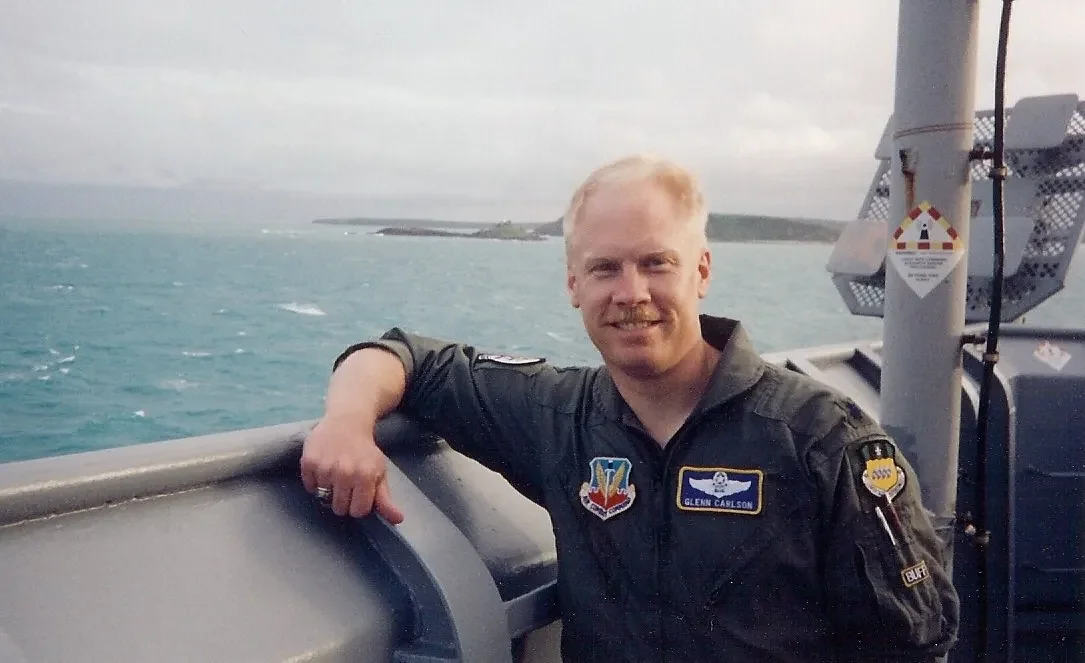 As 9/11 unfolded, B-52 bombers awaited orders at the base where President Bush was taken. Glenn Carlson of Laconia was there.