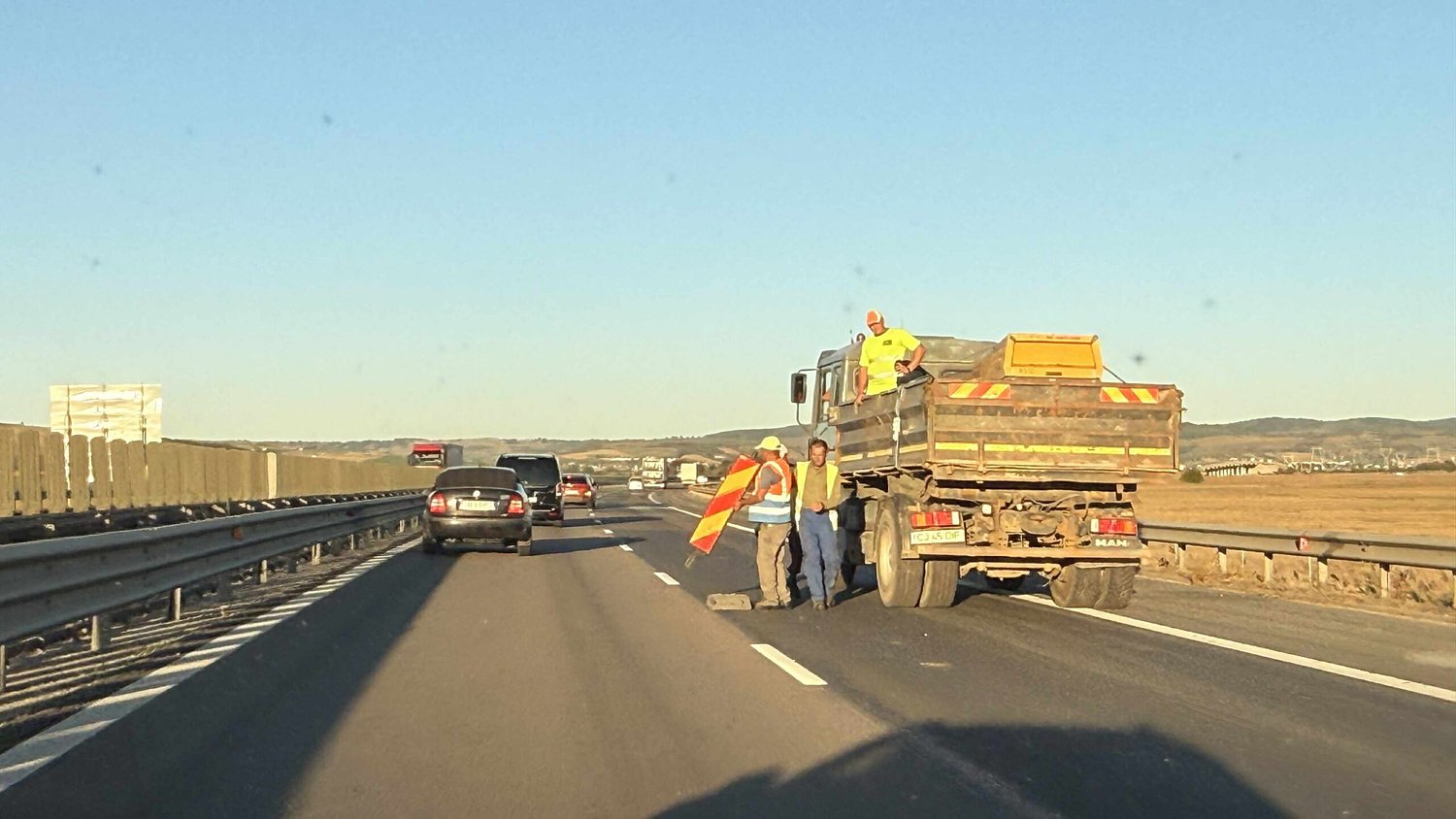 Trafic îngreunat pe A1 la Sibiu: atenție la restricțiile de trafic