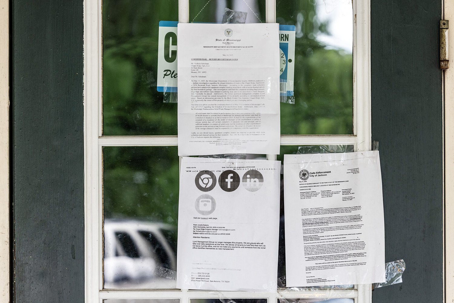 Future uncertain for residents of abandoned south Jackson apartment complex