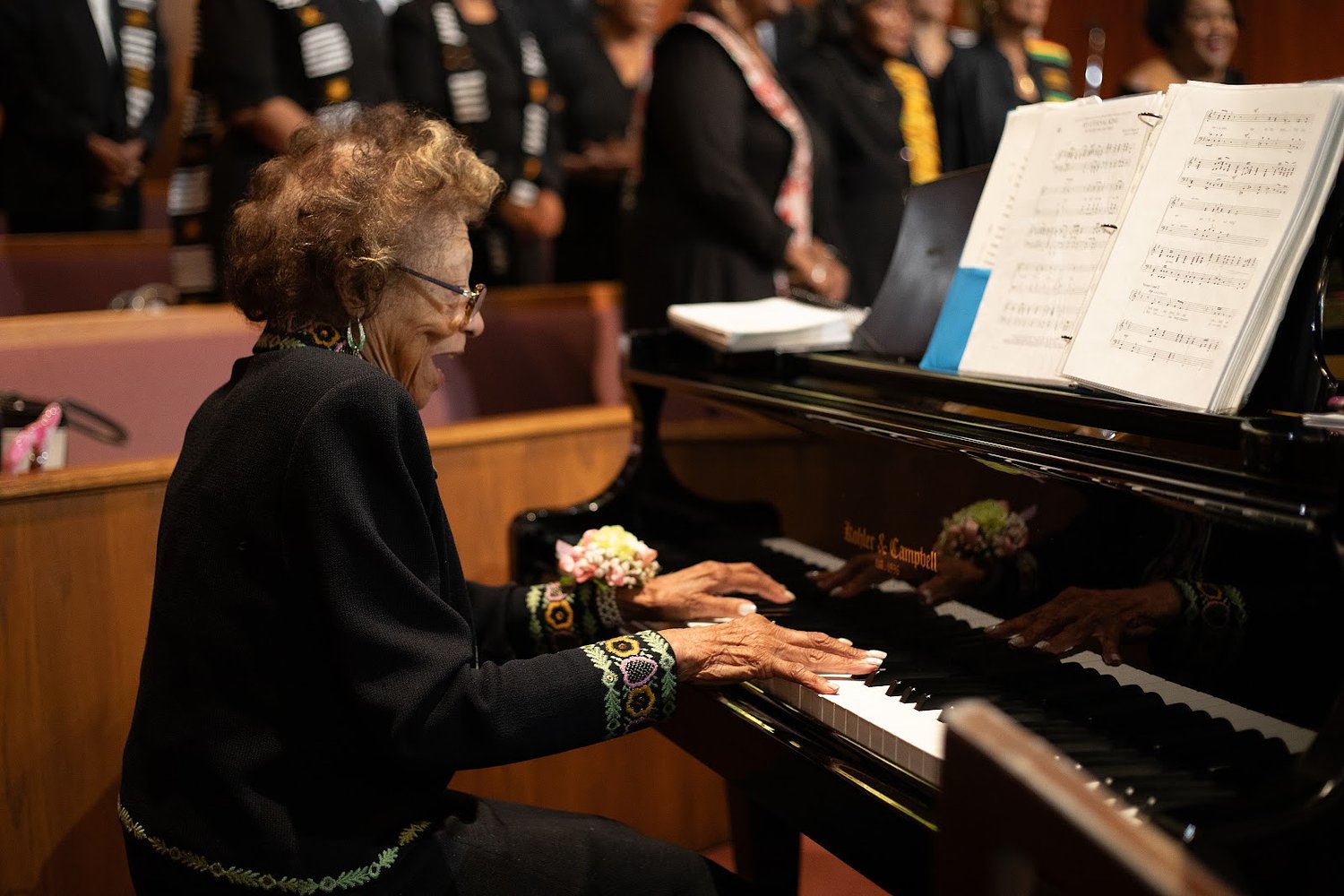 St. Andrew’s AME Honors Archalene Amos Martin As Minister of Music Emerita