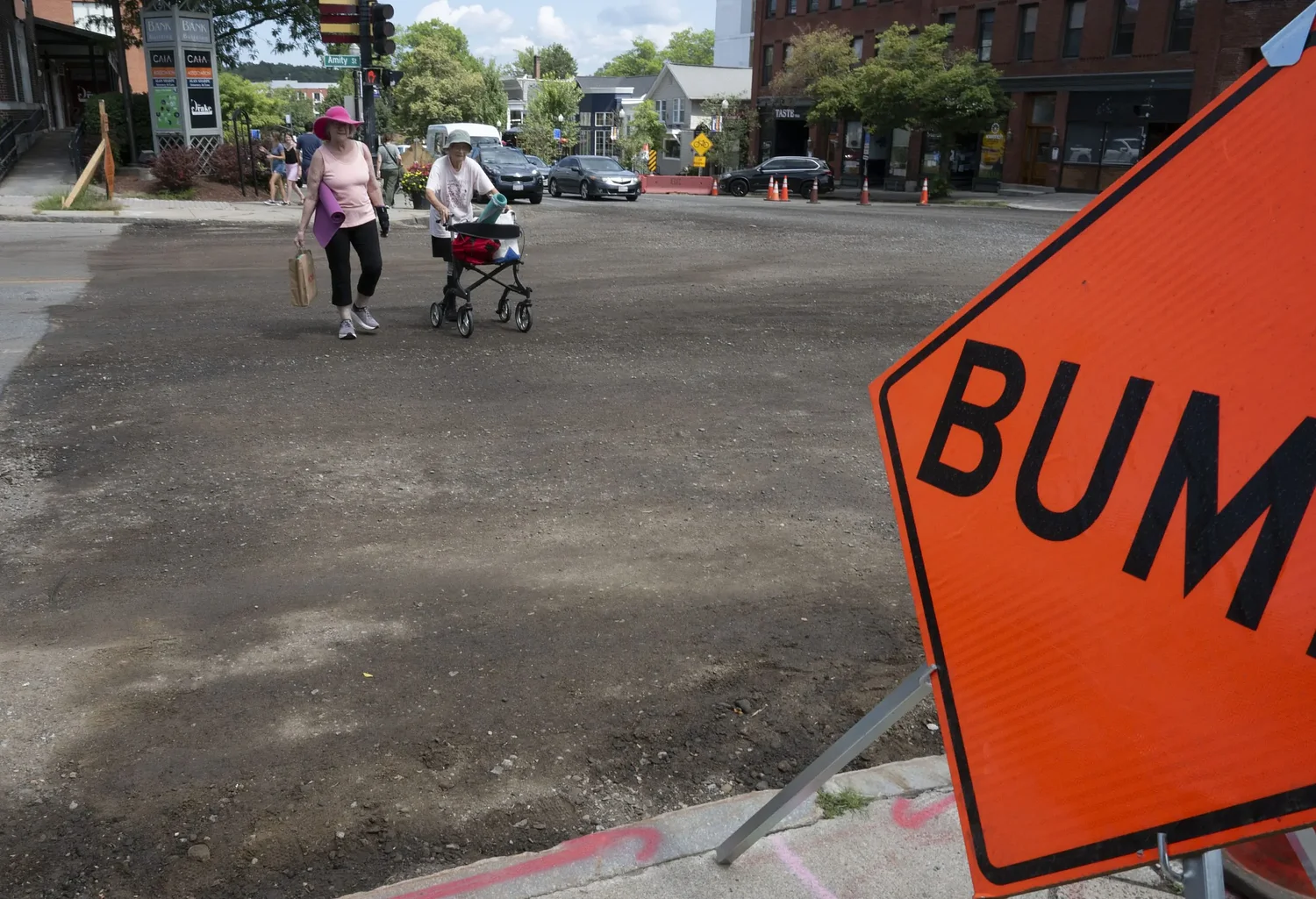 Downtown Amherst roadwork: Short-term pain for long-term gain