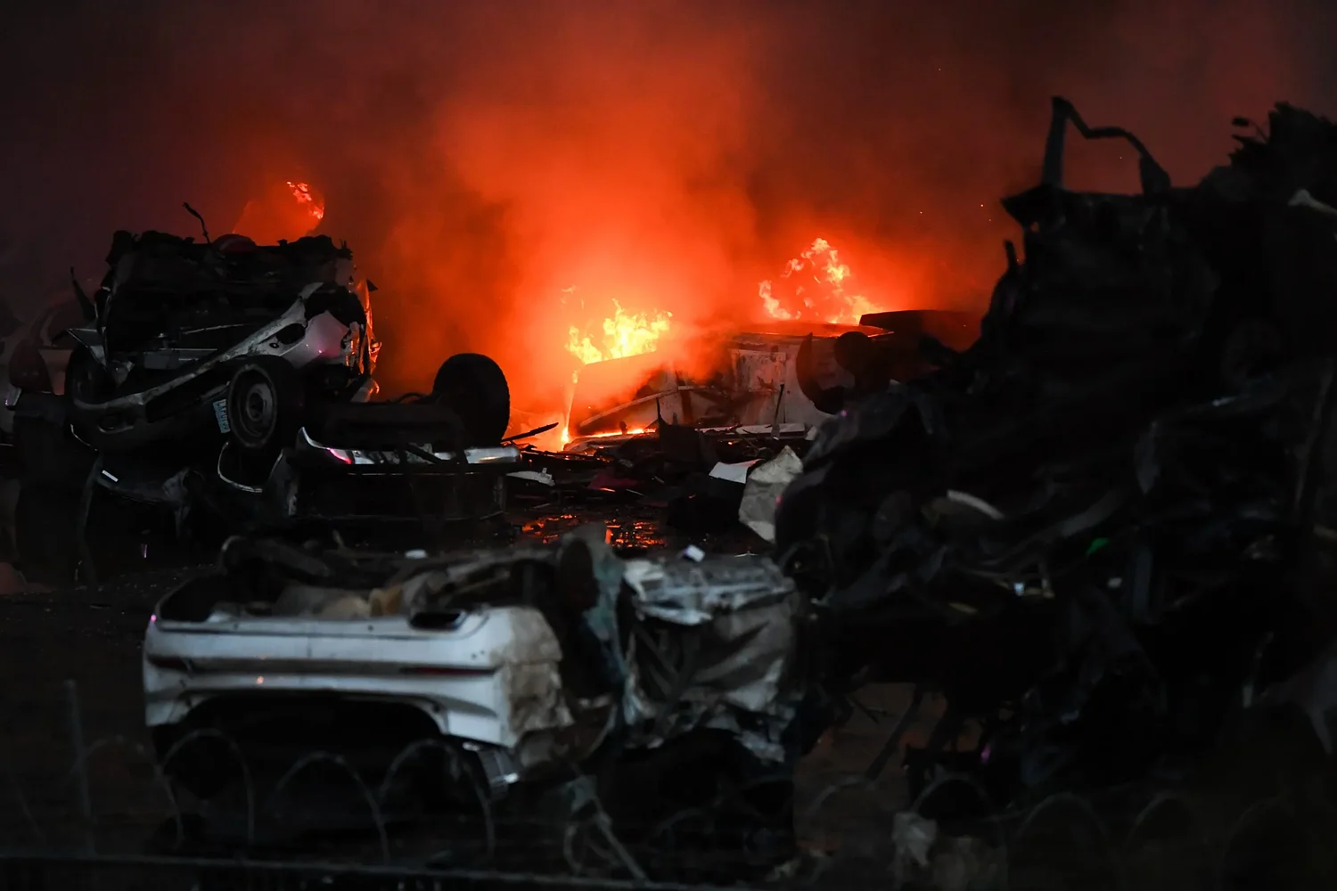 Fire breaks out at Radius Recycling scrapyard