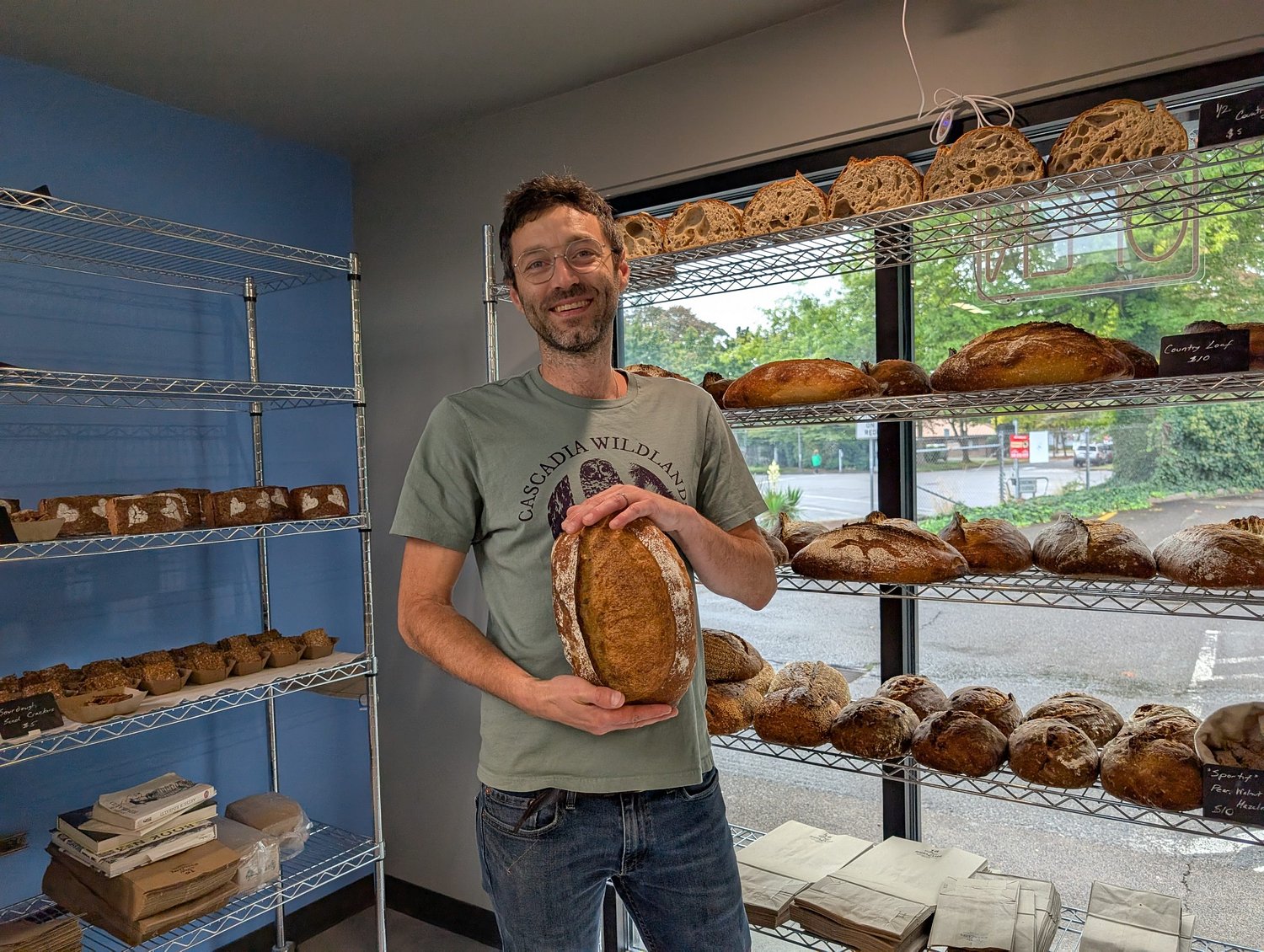 A frenchman’s long, winding road leads him to a one-man artisan bakery in Eugene