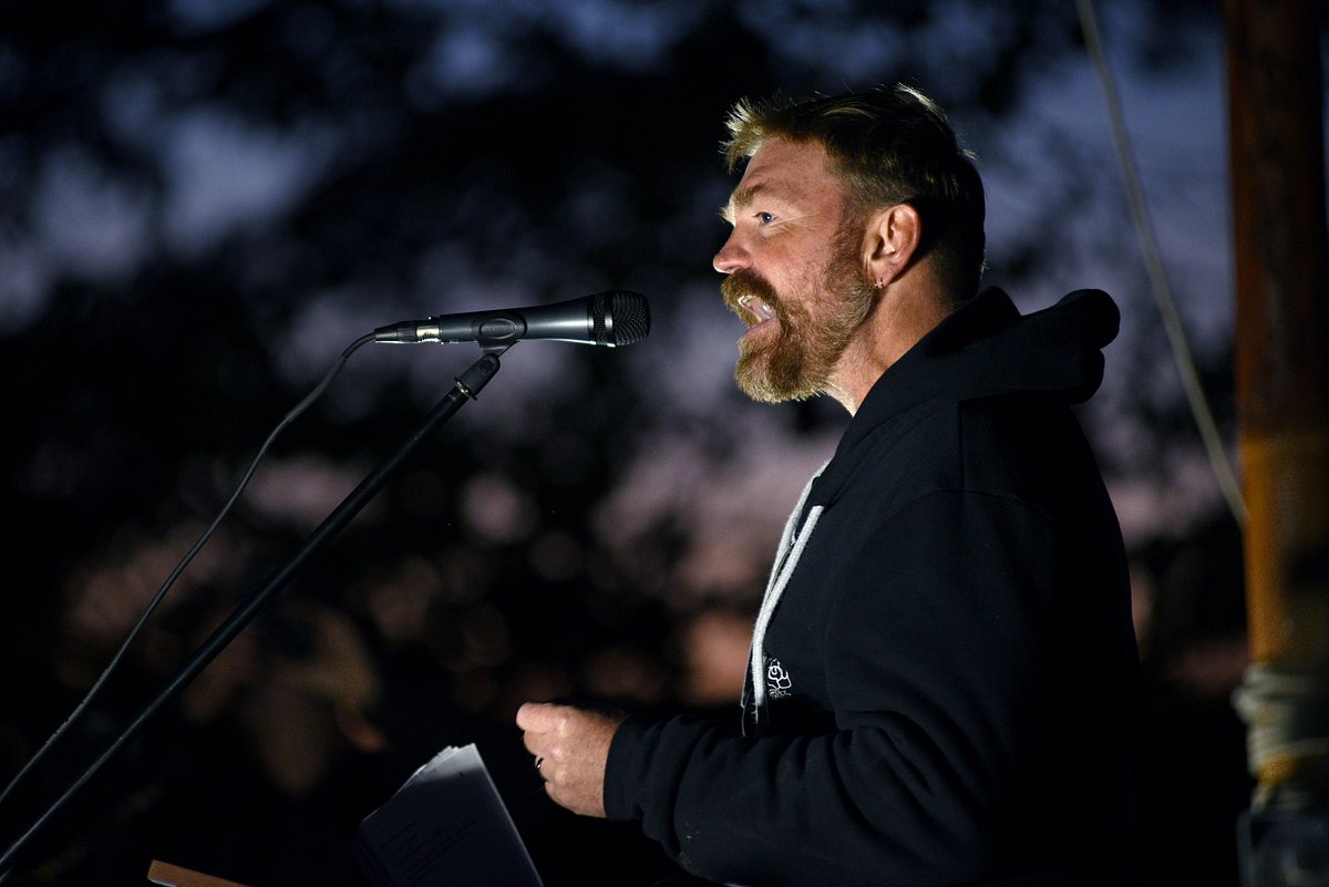 Graham Platner isn’t dropping out after weeks of controversy