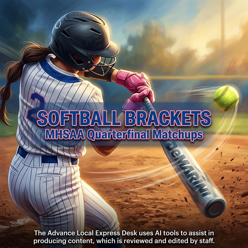 2026 Michigan high school softball state tournament brackets entering quarterfinals