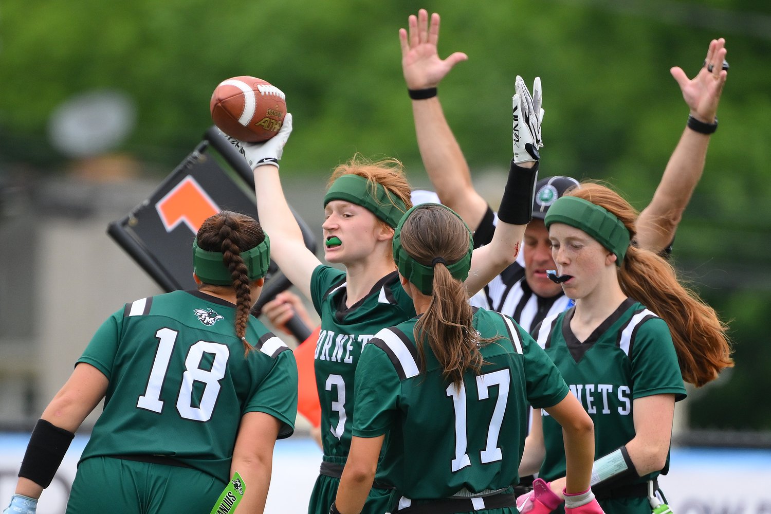 Magical run ends for Fayetteville-Manlius flag football with loss to Section I’s Yorktown in Class B state final (45 photos)