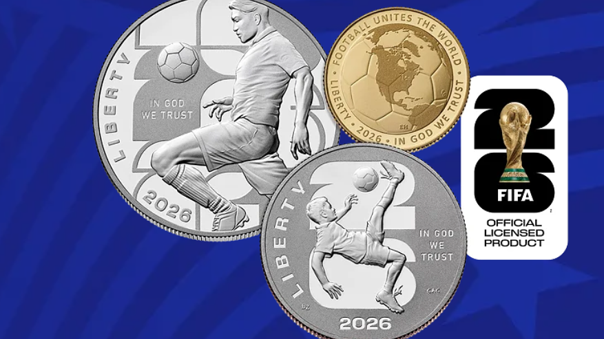 U.S. Mint launches 2026 FIFA World Cup coins ahead of tournament