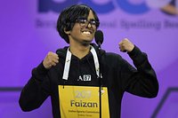 Faizan Zaki overcomes a shocking, self-inflicted flub and wins the Scripps National Spelling Bee