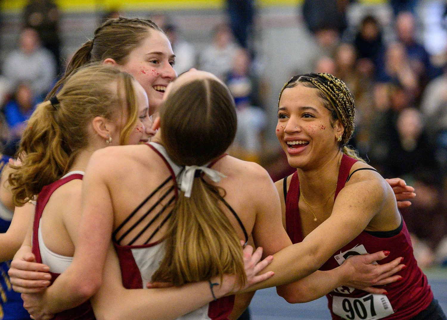 Indoor track: Amherst girls cruise to PVIAC championship