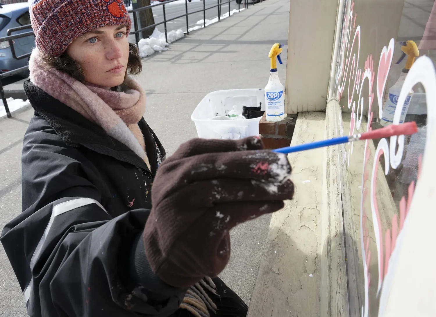Photos: Love is in the window in Amherst