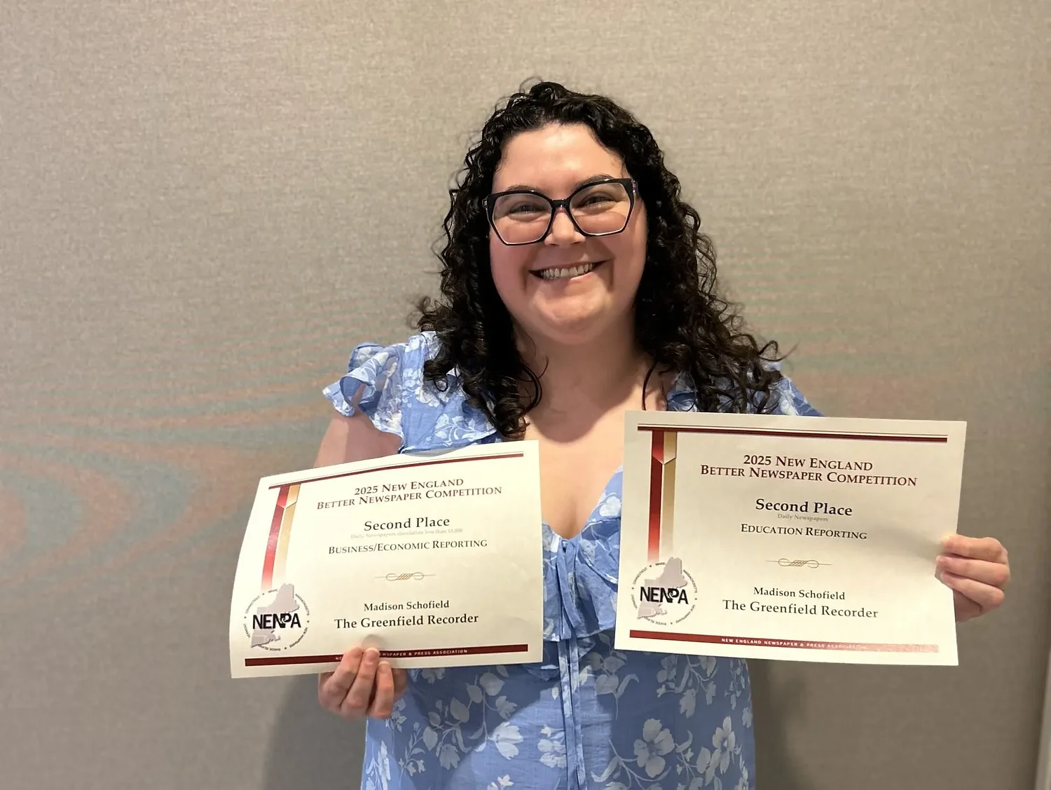 Recorder earns three awards at annual newspaper competition