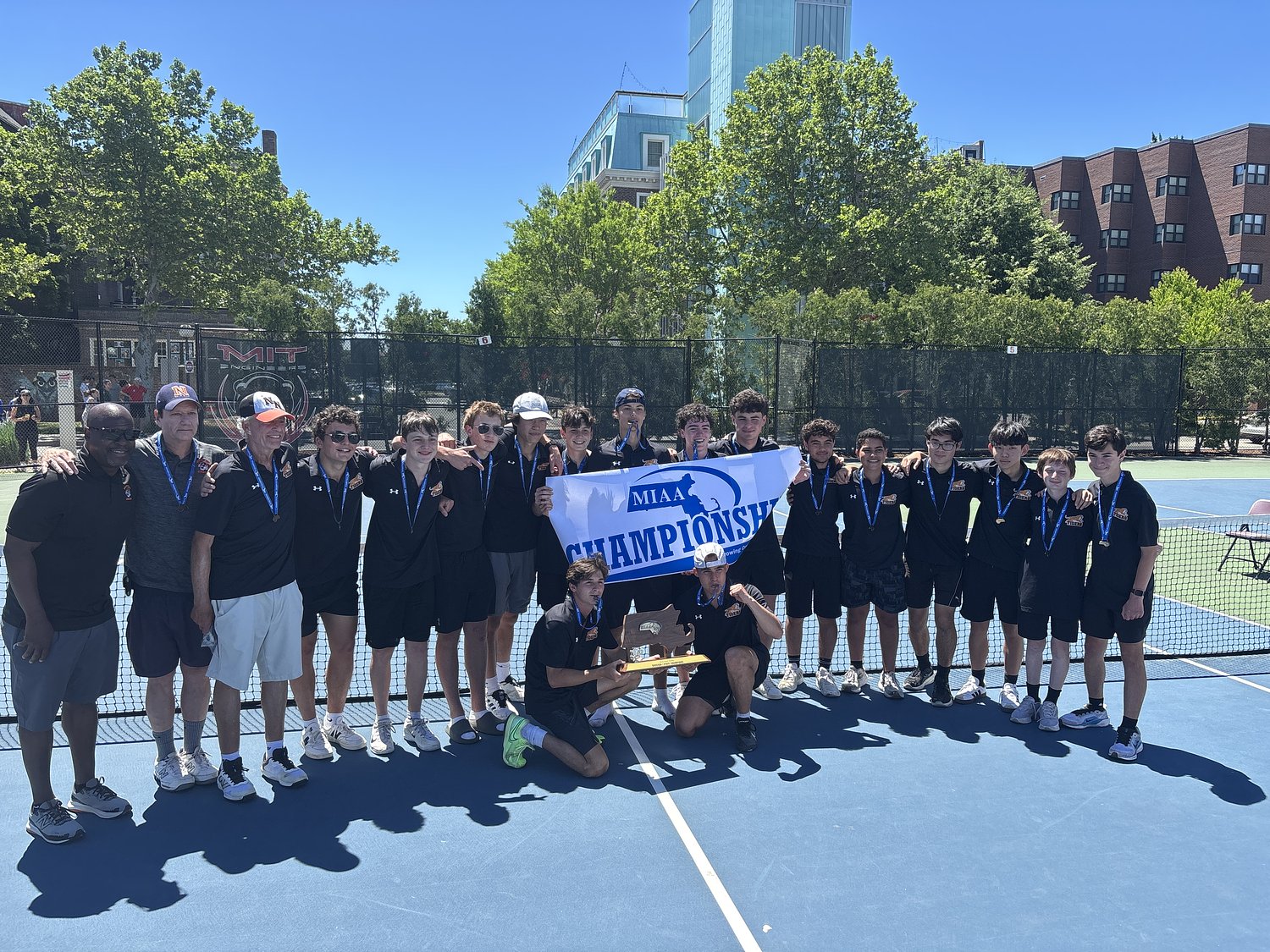 Newton North edges Newton South for first D-I boys tennis title since 2002