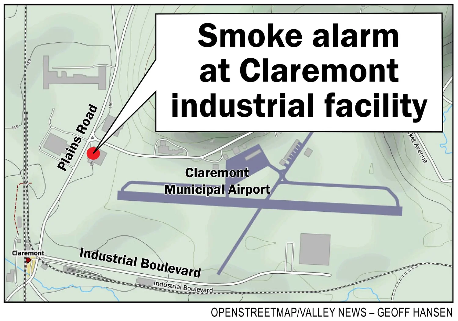 Overheated kiln oven sparks alarm at Carbon Felt, Inc. in Claremont