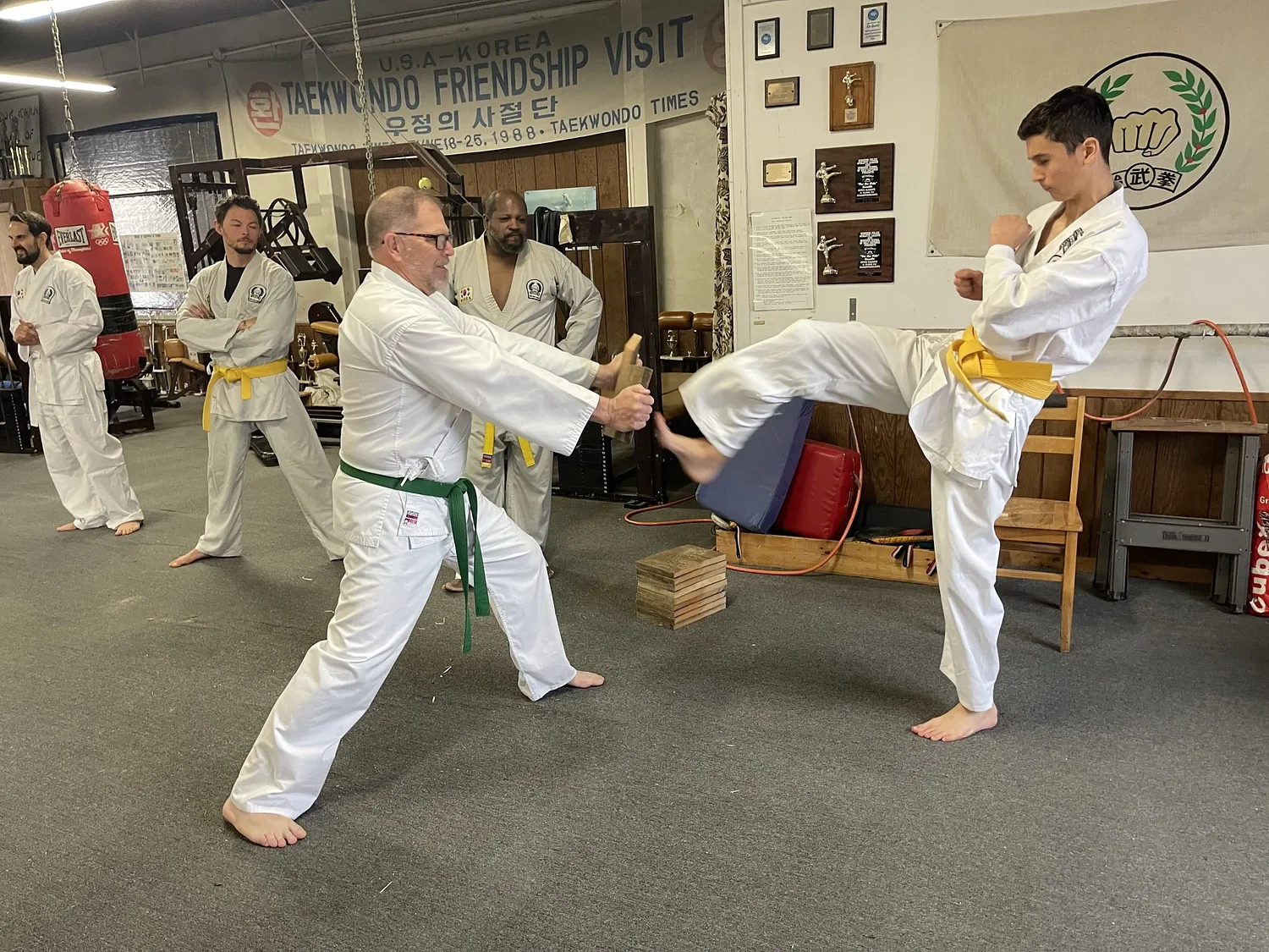 Greenfield Tae Kwon Do Center students build confidence at 23rd Break-athon